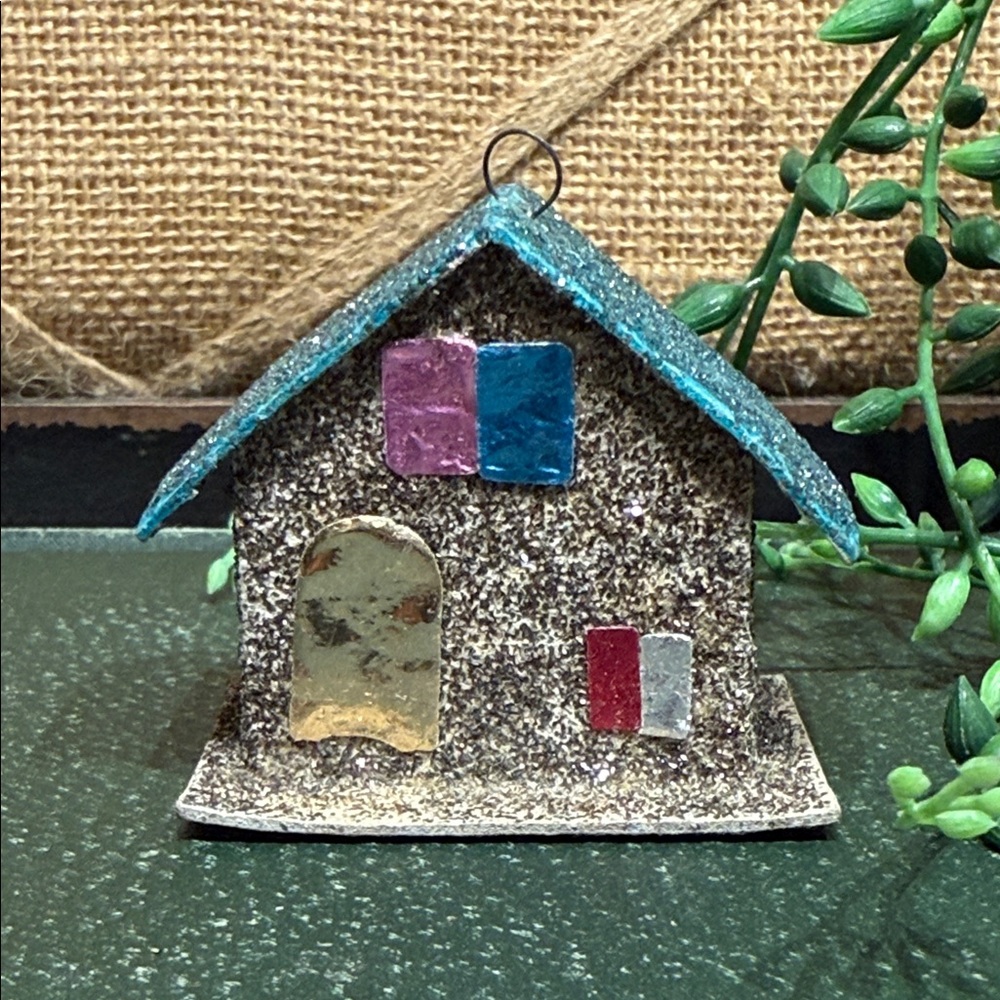 Vintage Putz House Ornament